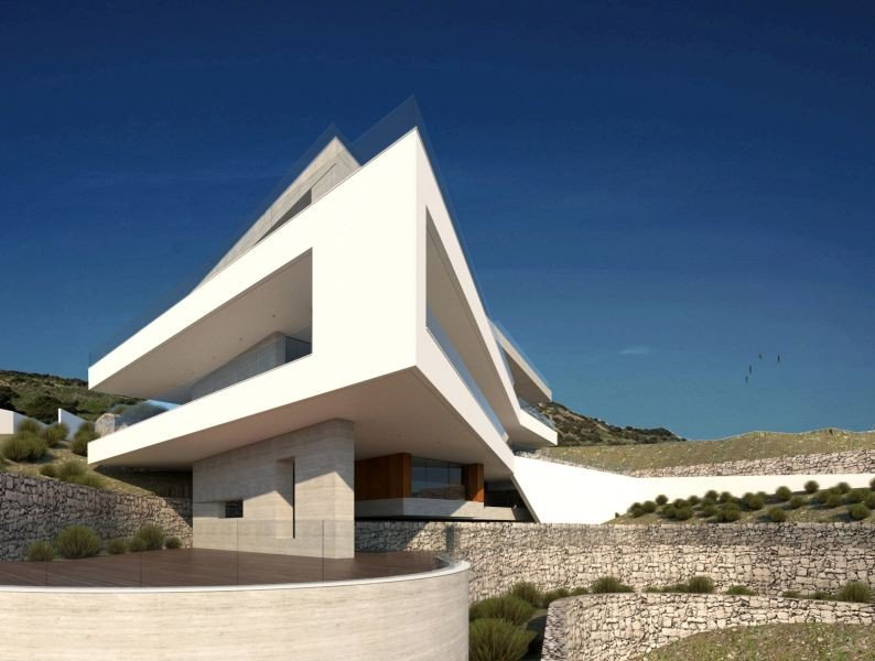 Villa mit Meer- &Bergblick in Limassol