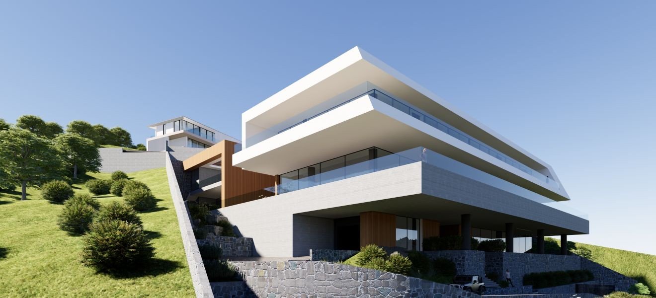 Villa mit Meer- &Bergblick in Limassol
