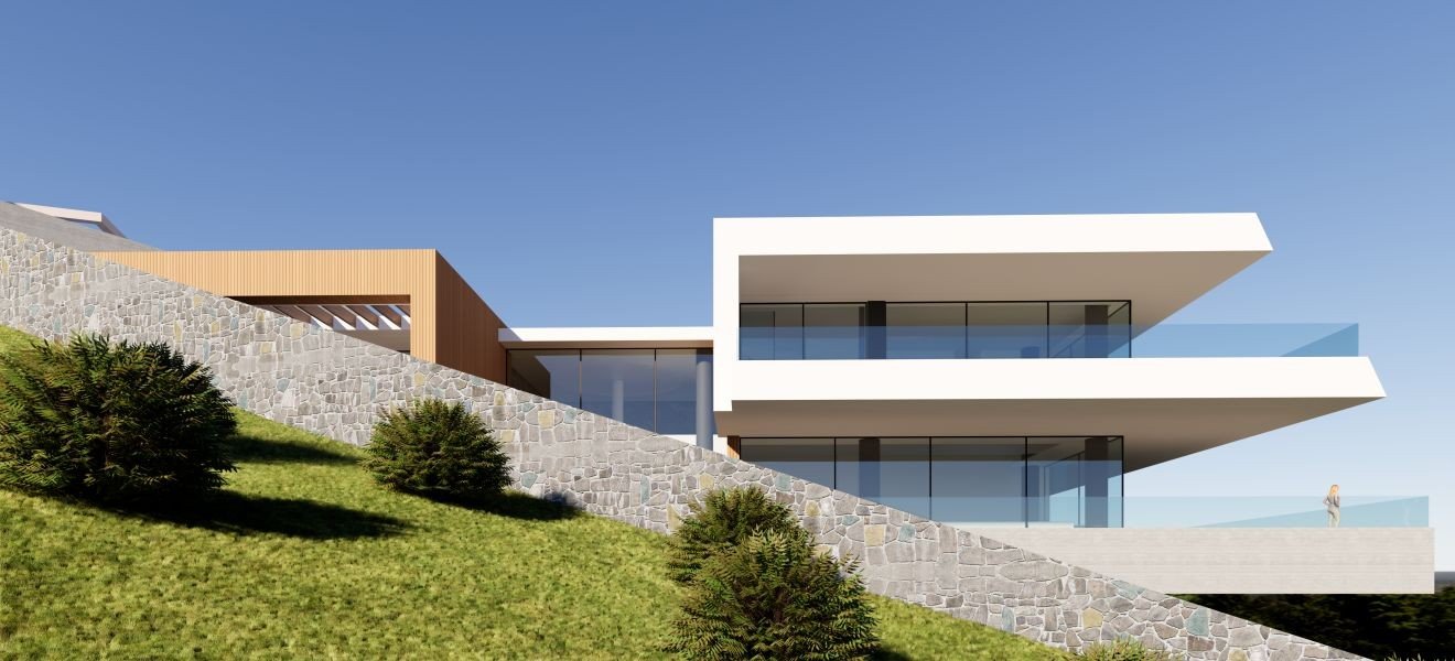 Villa mit Meer- &Bergblick in Limassol
