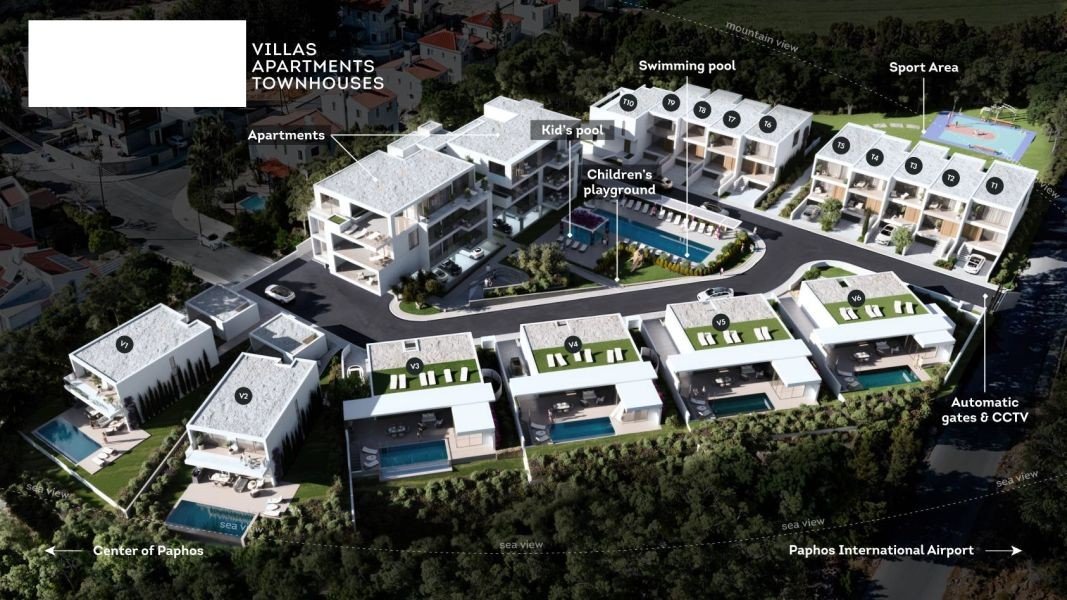 Apartment mit Meerblick in Paphos