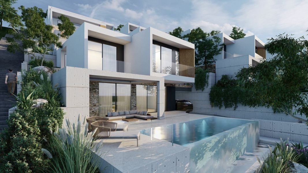 Moderne Villa mit Meerblick in Paphos