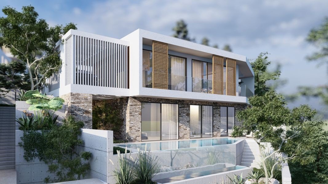 Moderne Villa mit Meerblick in Paphos