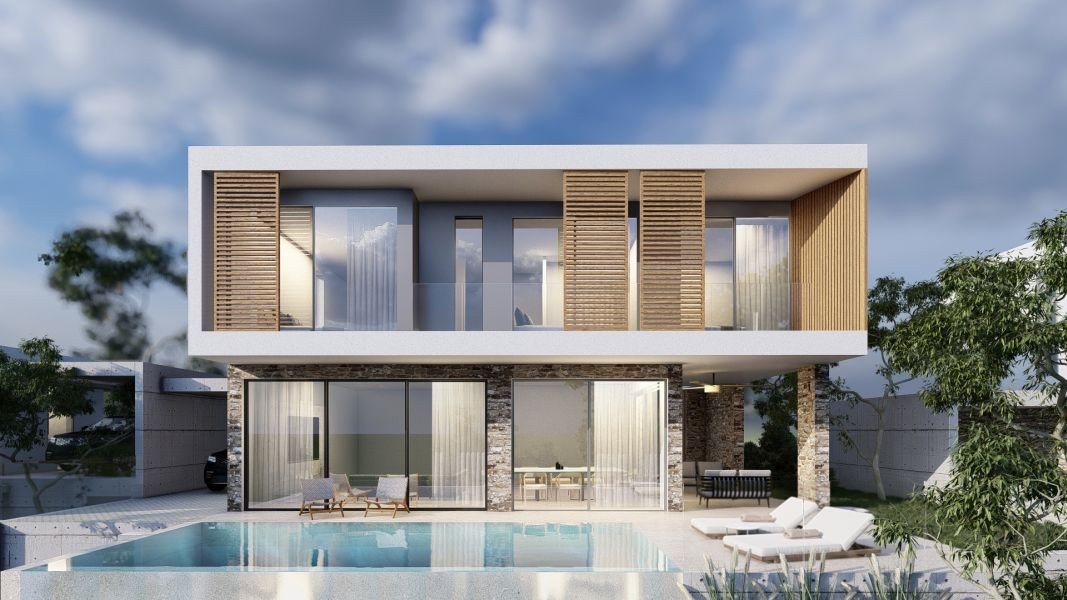 Moderne Villa mit Meerblick in Paphos