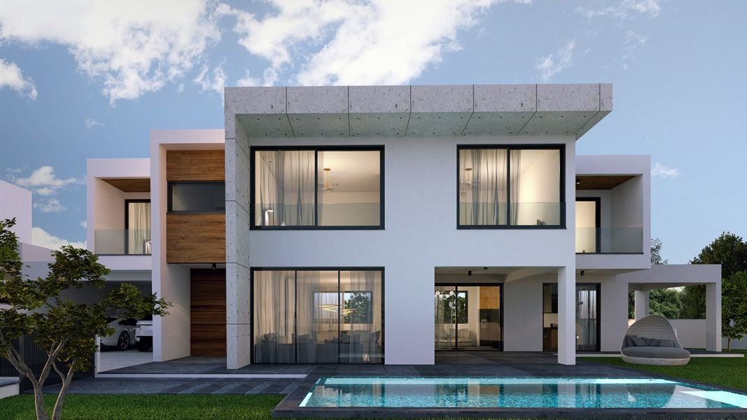 Villa mit Meer- und Bergblick in Limassol