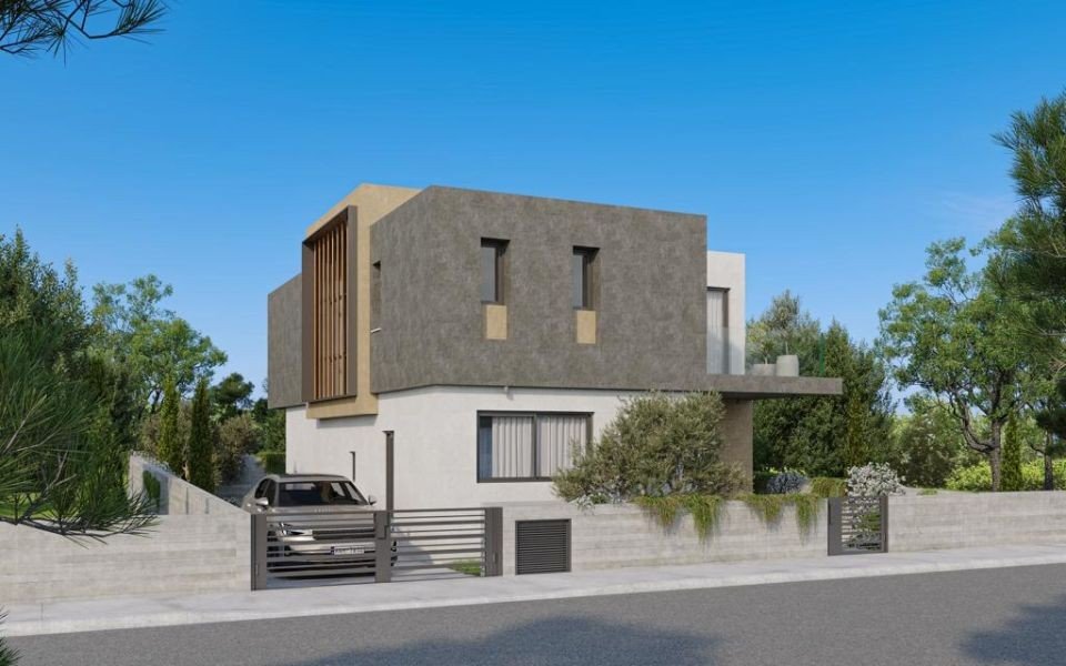 Villa mit Meerblick auf den Hügeln von Paphos