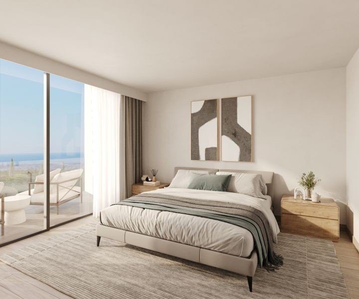 Villa mit Meerblick auf den Hügeln von Paphos