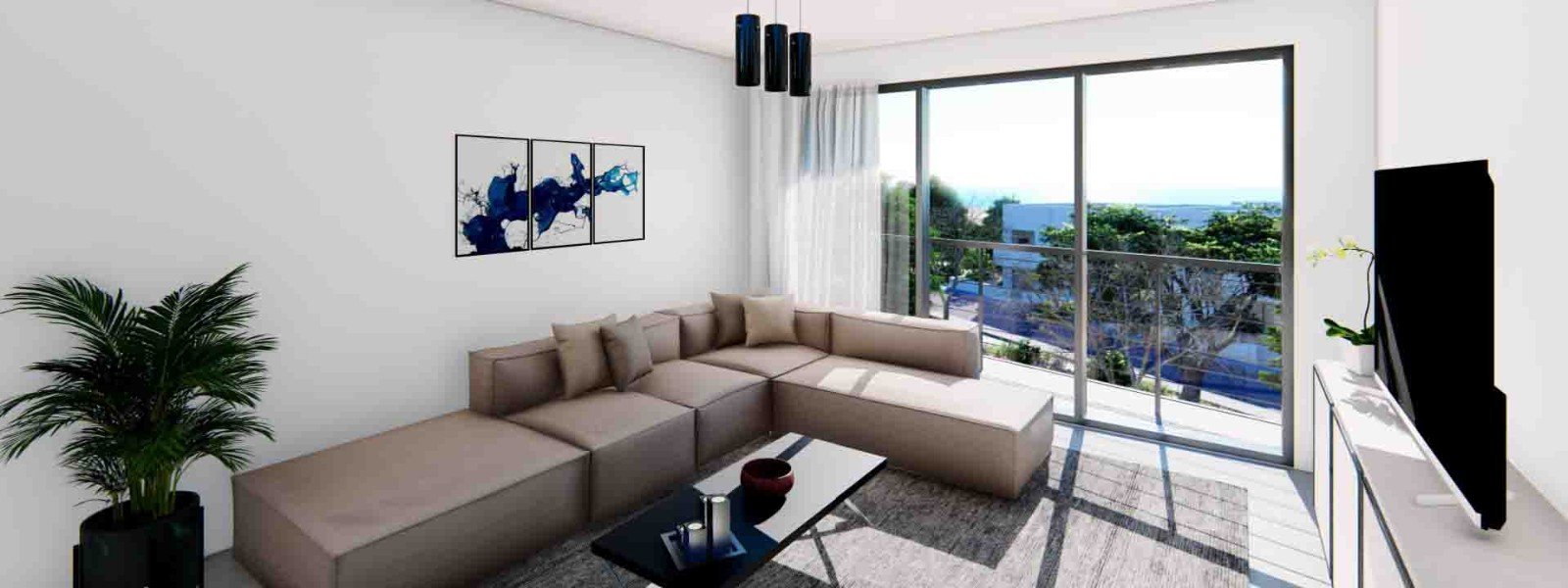 Apartment mit Meerblick in Paphos