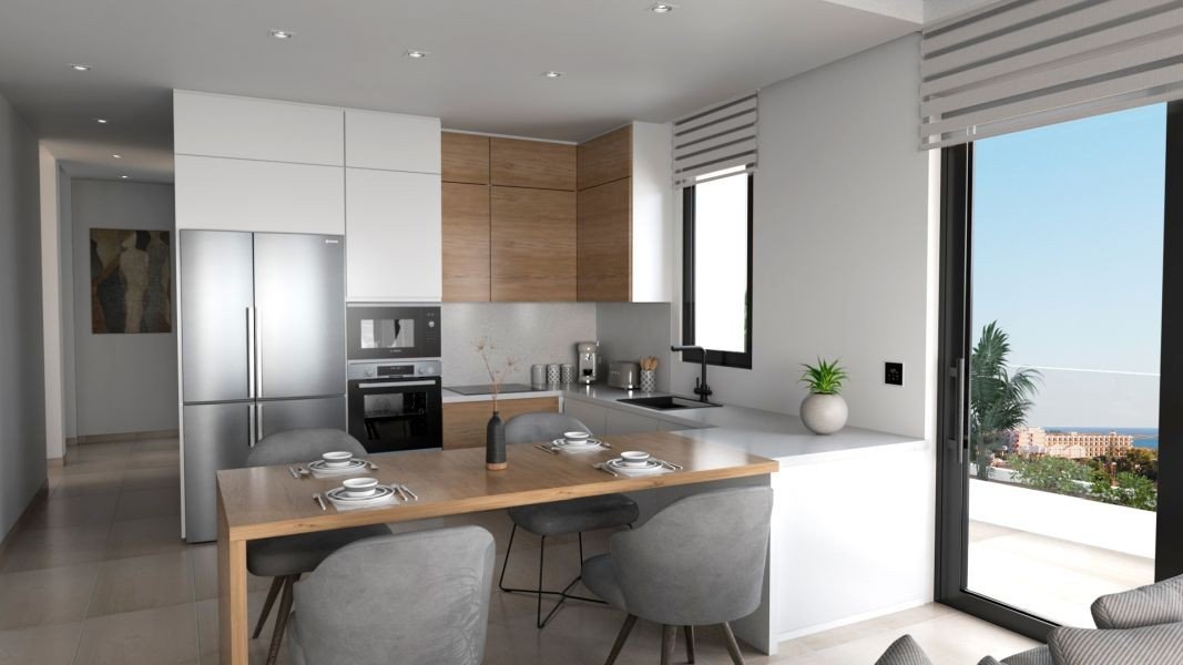 Flat in complex with pool in Paphos