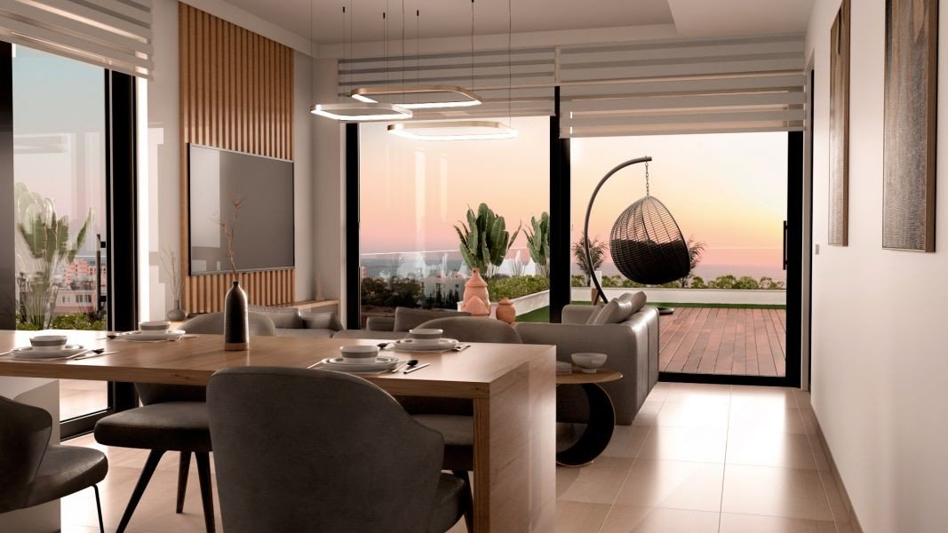 Flat in complex with pool in Paphos