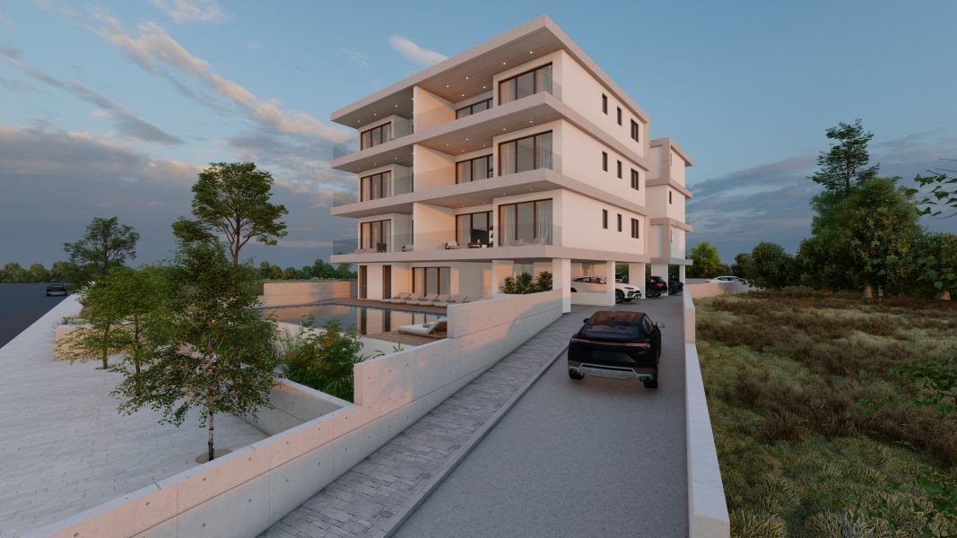 Apartment in complex with pool in Paphos