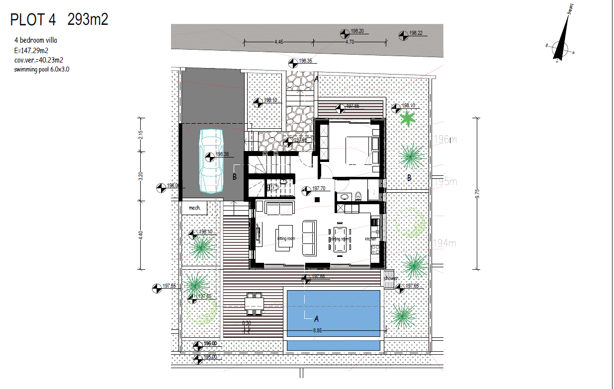 SeaView Villa mit Swimmingpool in Paphos