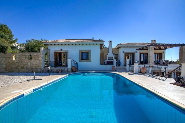 Golfvilla mit Meerblick in Paphos