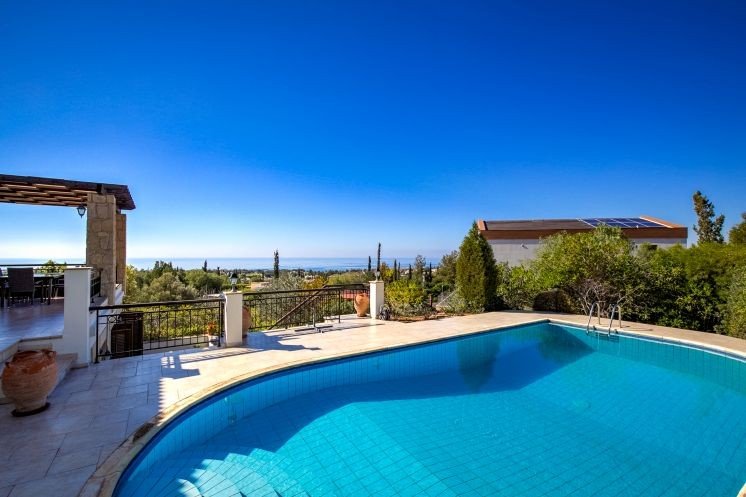 Golfvilla mit Meerblick in Paphos