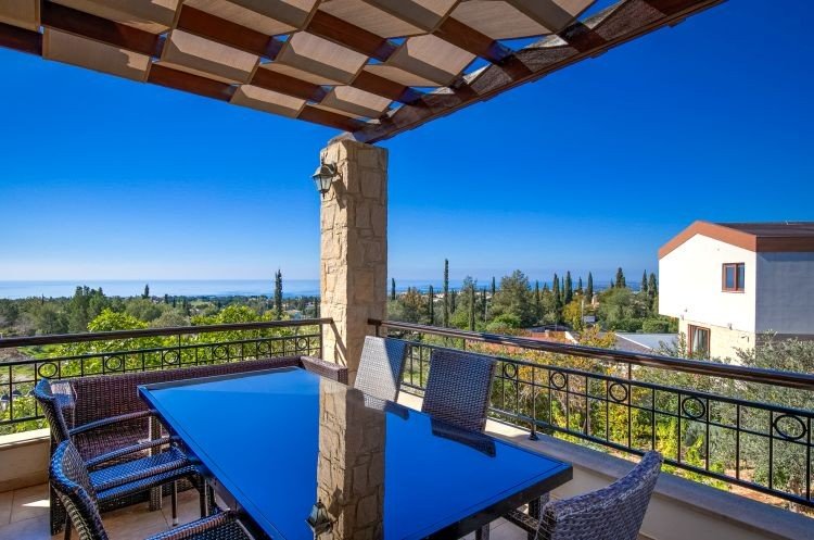 Golfvilla mit Meerblick in Paphos