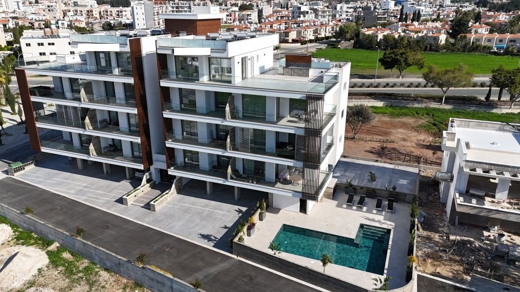 Penthouse 5 Gehminuten vom Strand in Paphos entfernt