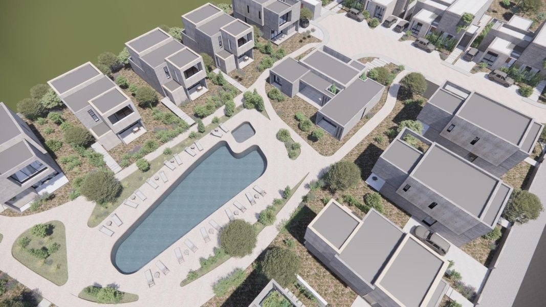 Küstenvilla in einer Anlage mit Swimmingpool in Paphos