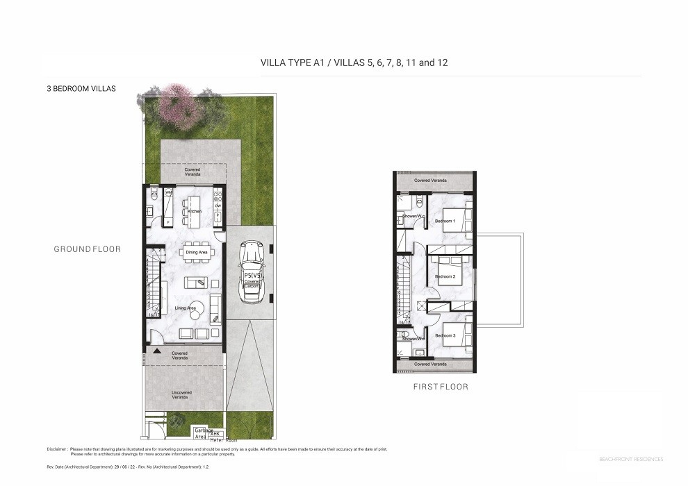 House in Beachfront Residences in Paphos