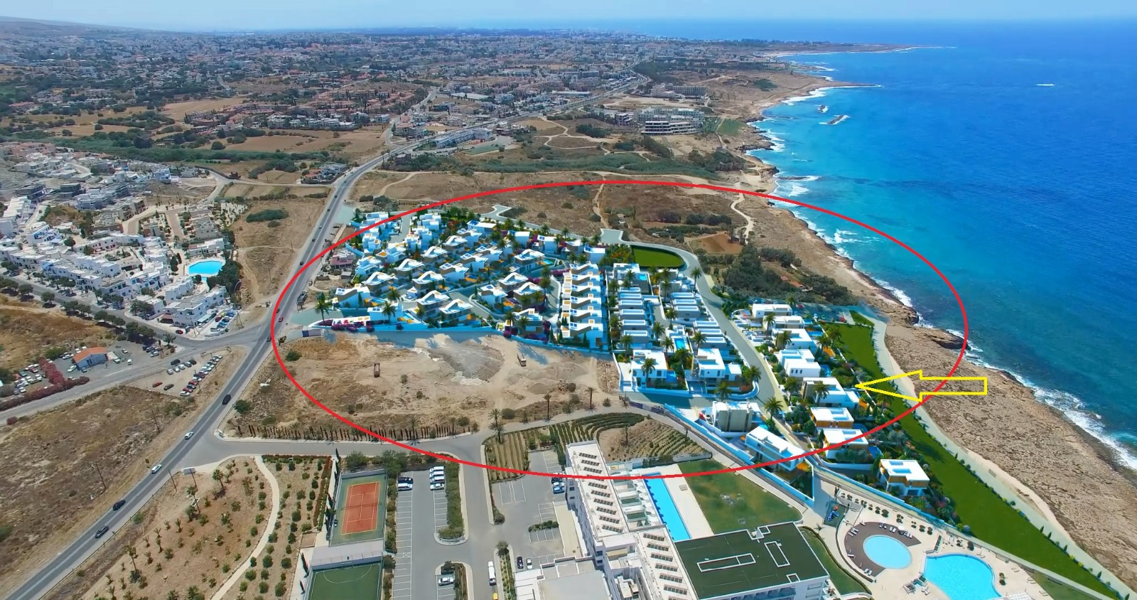 House in Beachfront Residences in Paphos