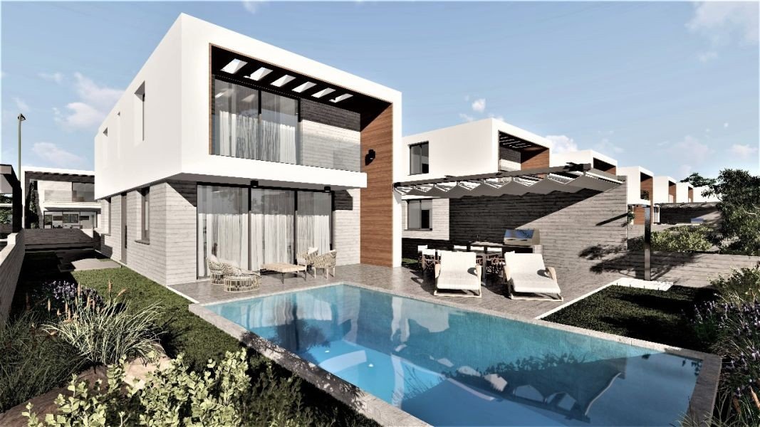 Moderne Villa in der Nähe der Lumio-Schule in Paphos