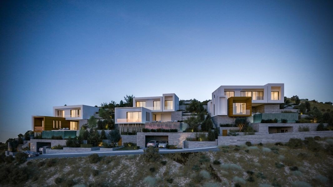 Villa with panoramic sea in Paphos