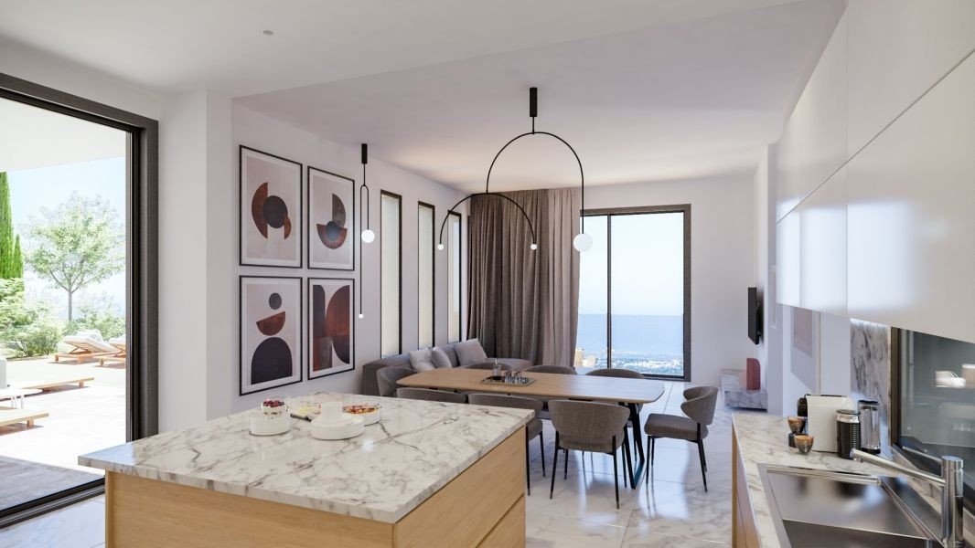 Villa with panoramic sea in Paphos