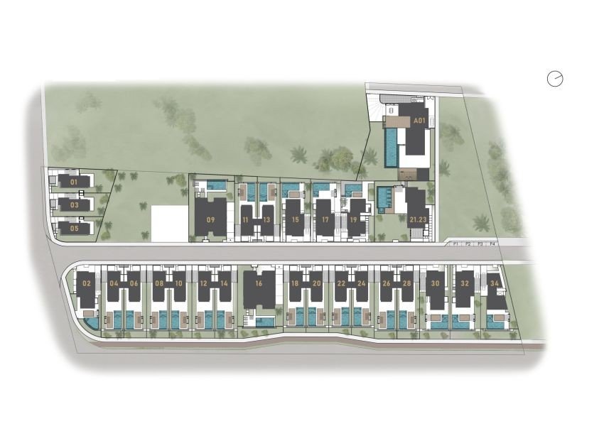 Maisonette in gated development in Paphos