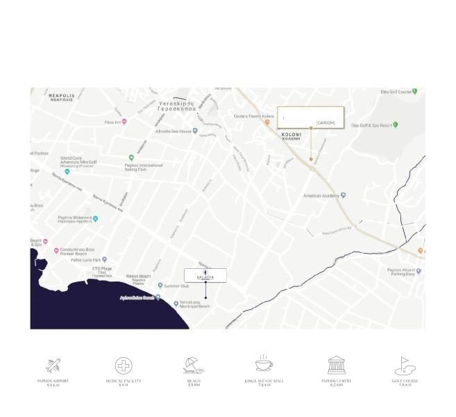Maisonette in gated development in Paphos