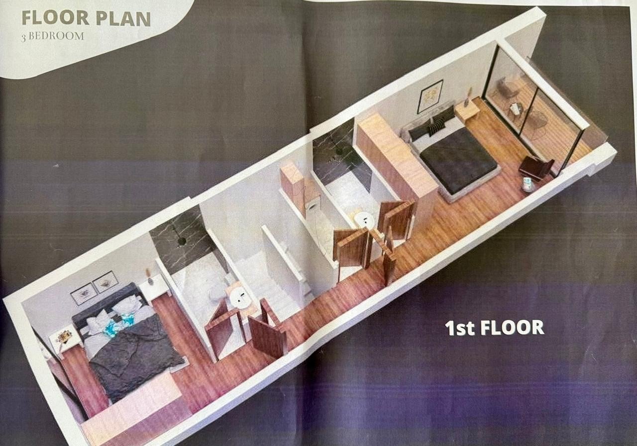 Townhouse with roof terrace in Paphos
