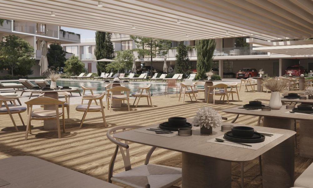 Townhouse in gated resort near sea in Paphos