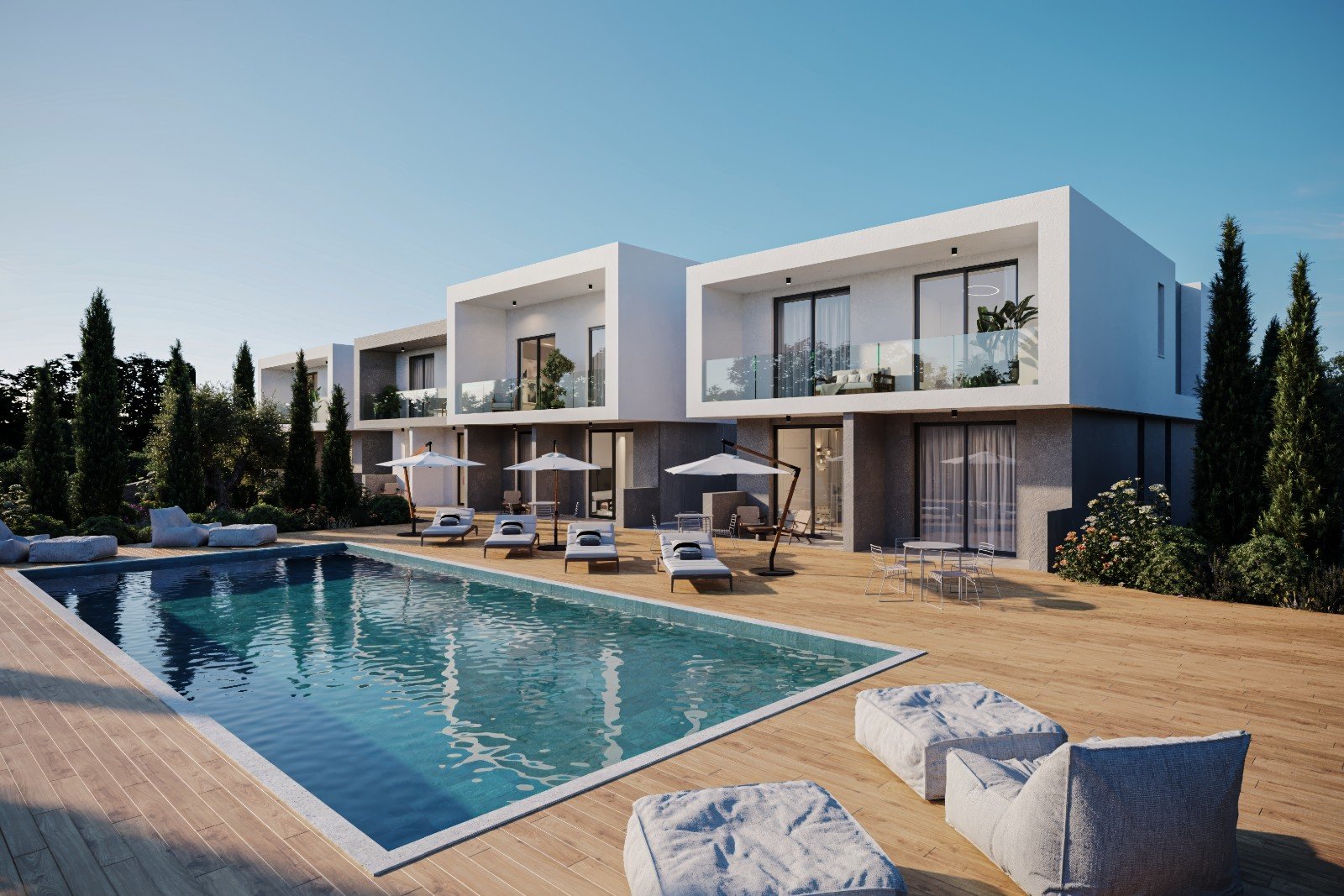 Flat in gated development in Paphos