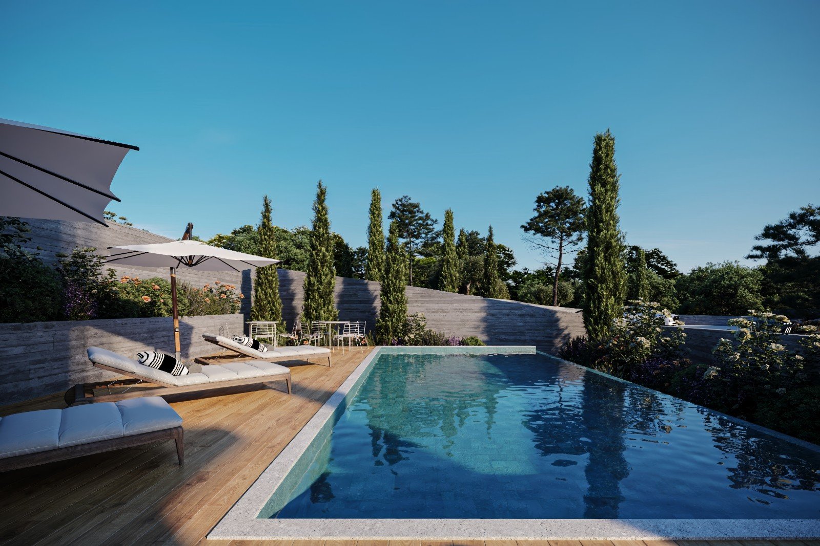 Flat in gated development in Paphos
