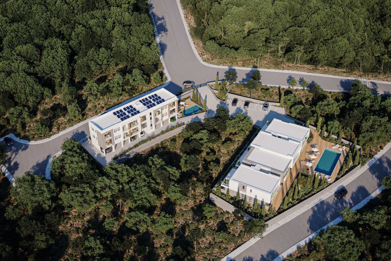 Flat in gated development in Paphos