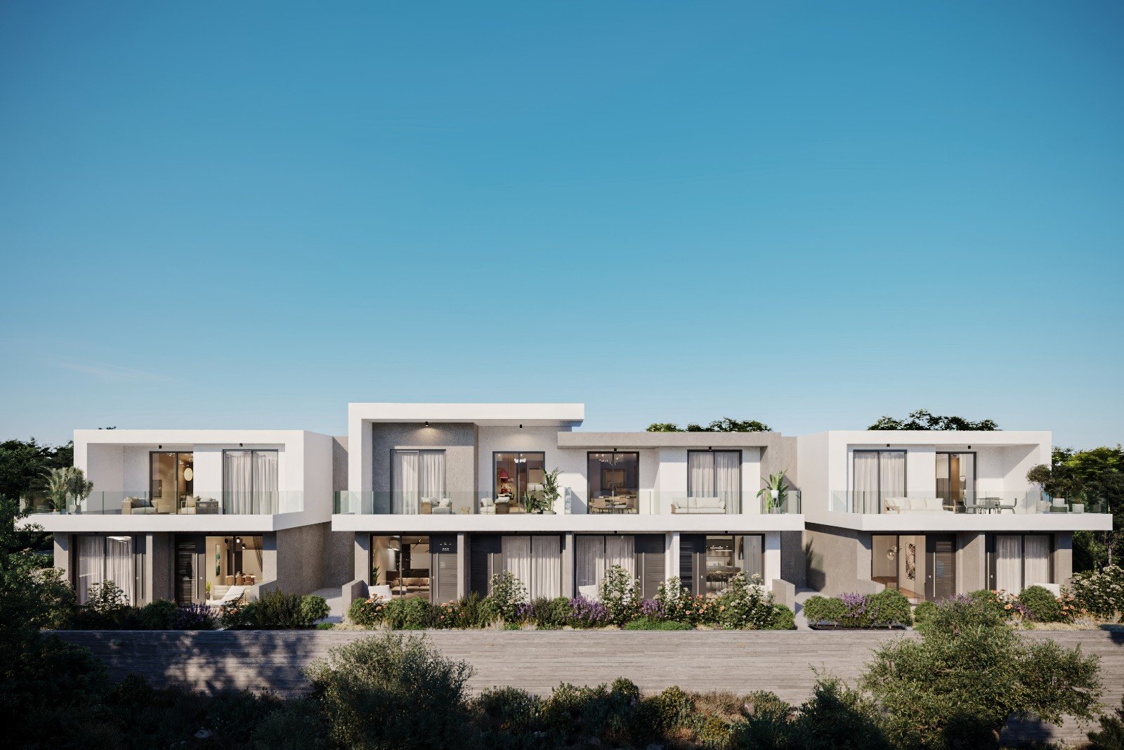 Flat in gated development in Paphos