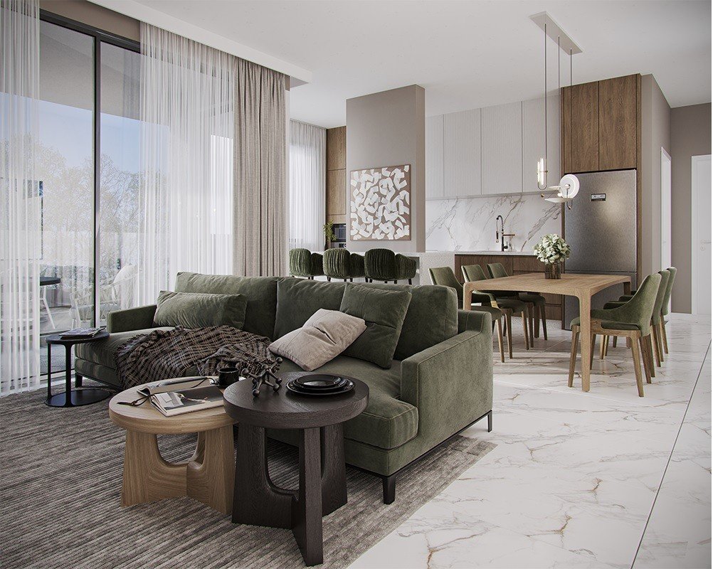 Apartment mit großer Veranda in Paphos