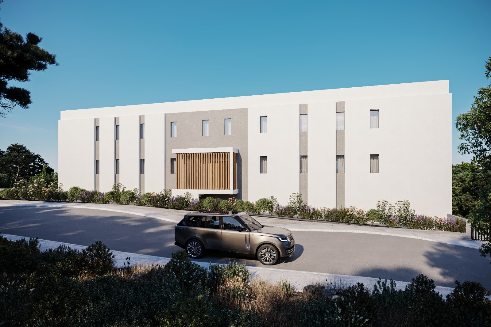 Apartment mit großer Veranda in Paphos