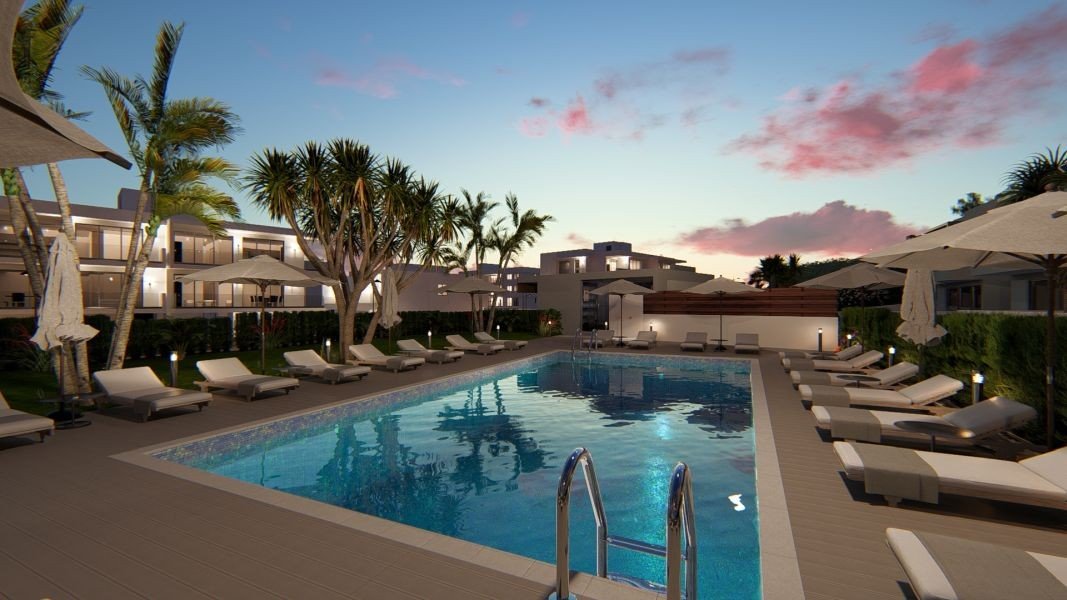 Detached house in complex with pool in Paphos