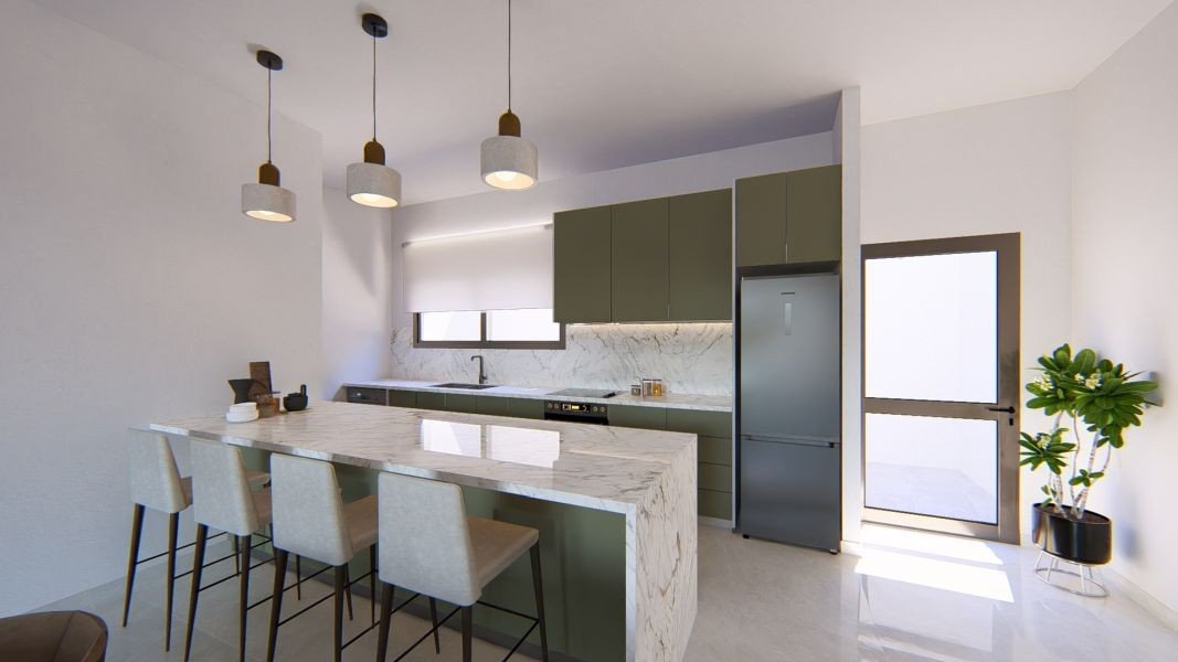 Detached house in complex with pool in Paphos