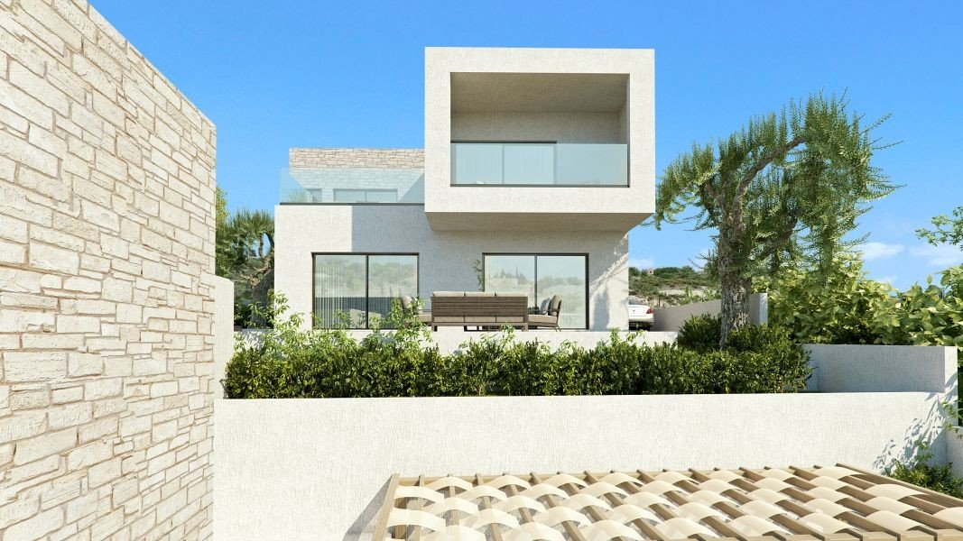 Seaview villa in peaceful location in Paphos