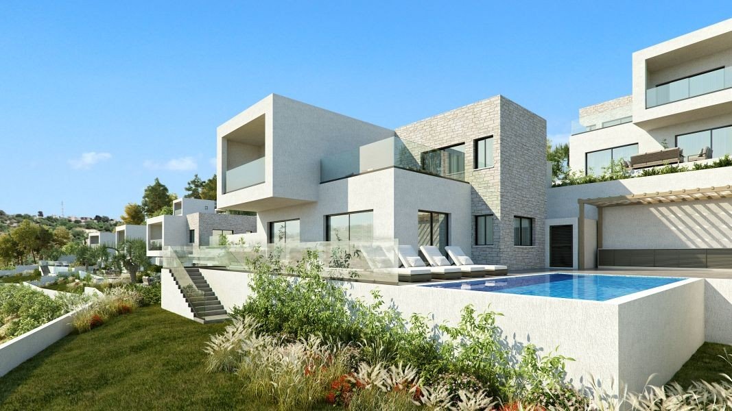 Seaview villa in peaceful location in Paphos