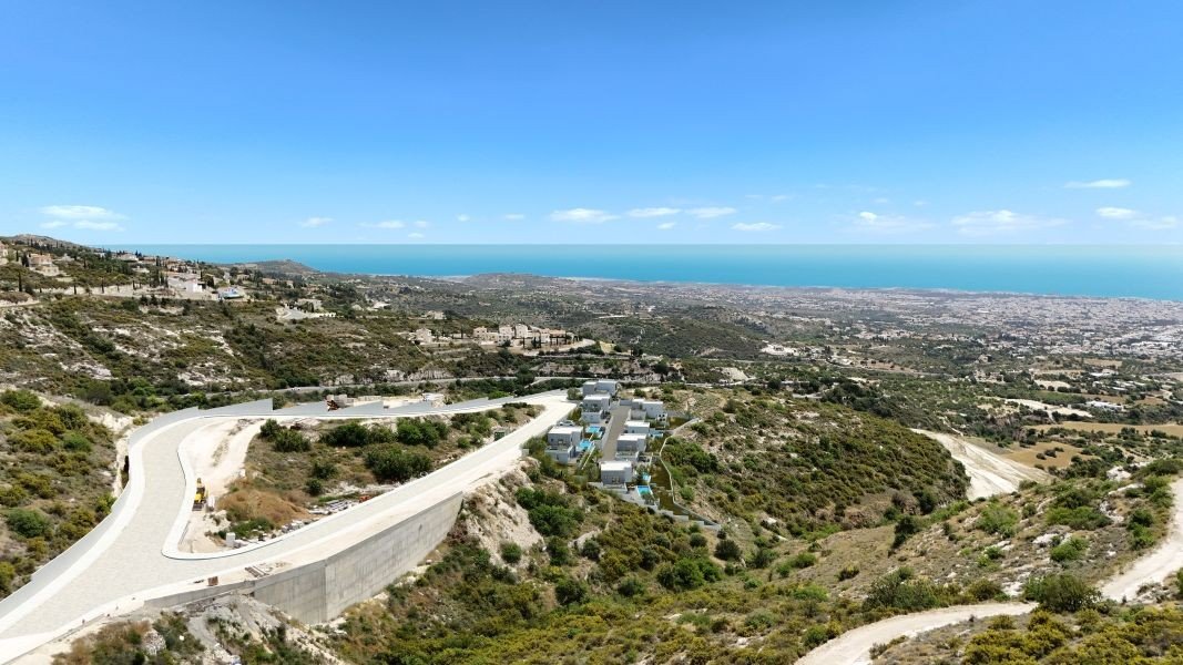 Seaview villa in peaceful location in Paphos