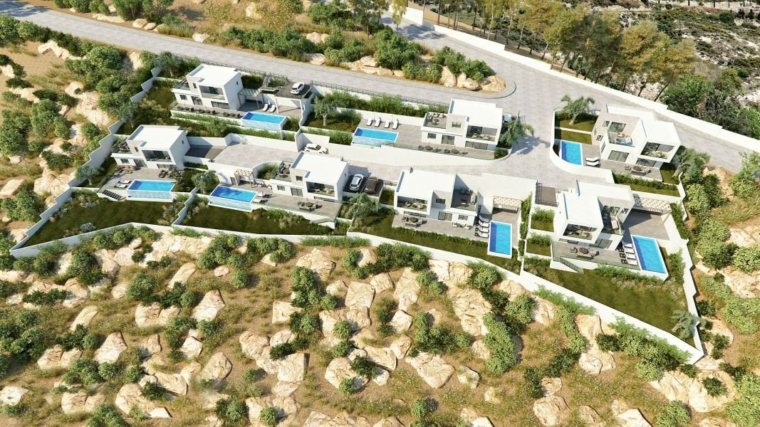 Seaview villa in peaceful location in Paphos