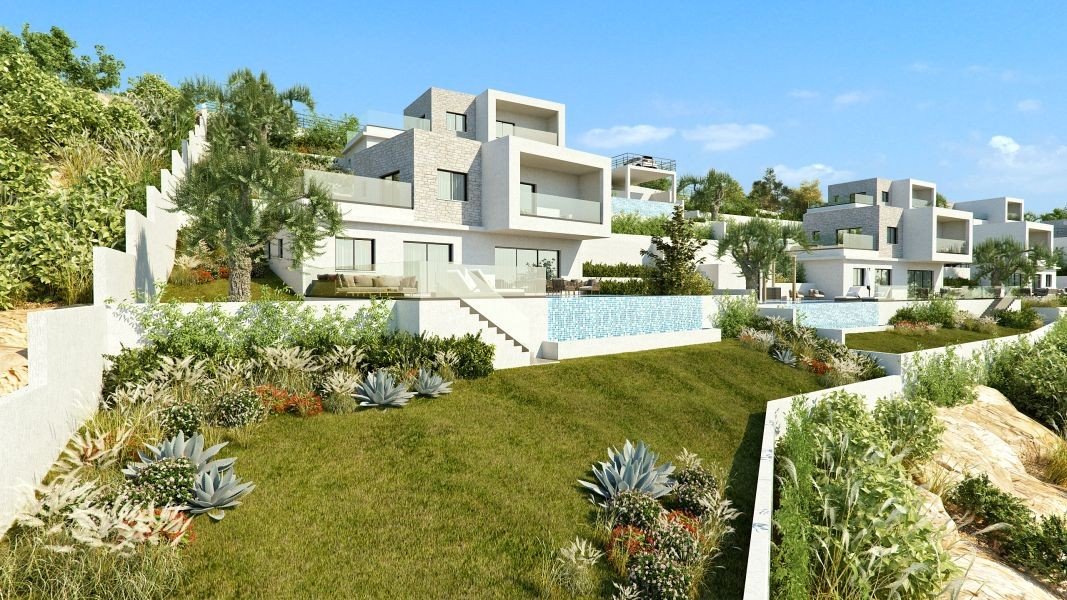 Seaview villa in peaceful location in Paphos