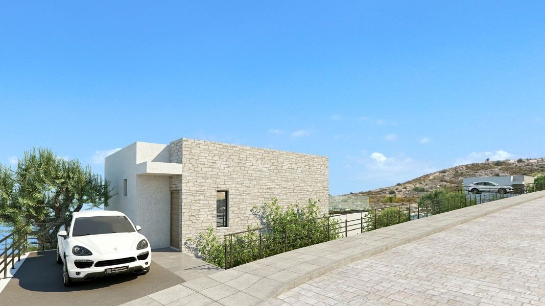 Seaview villa in peaceful location in Paphos