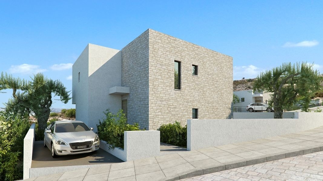Seaview villa in peaceful location in Paphos