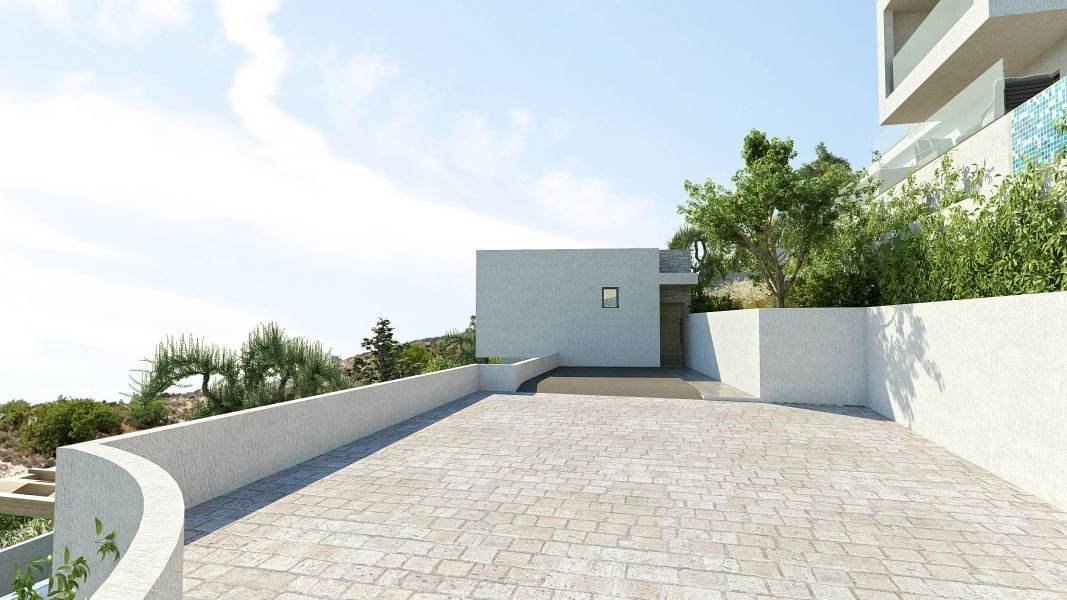 Seaview villa in peaceful location in Paphos