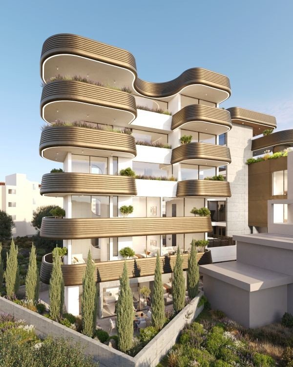 Apartment in moderner Wohnanlage in der Stadt