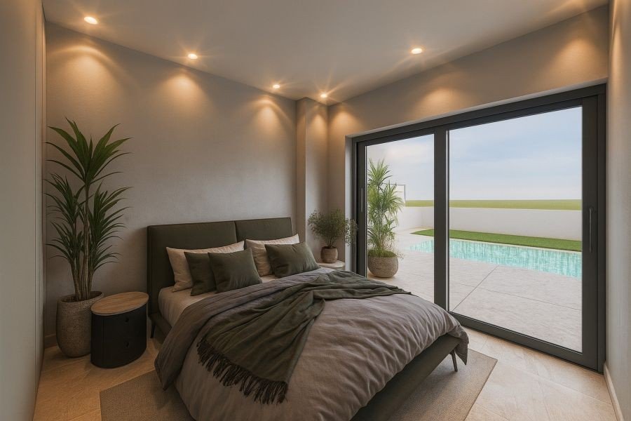 Detached villa with sea&mountain views in Paphos
