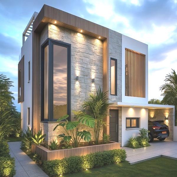 Detached villa with sea&mountain views in Paphos