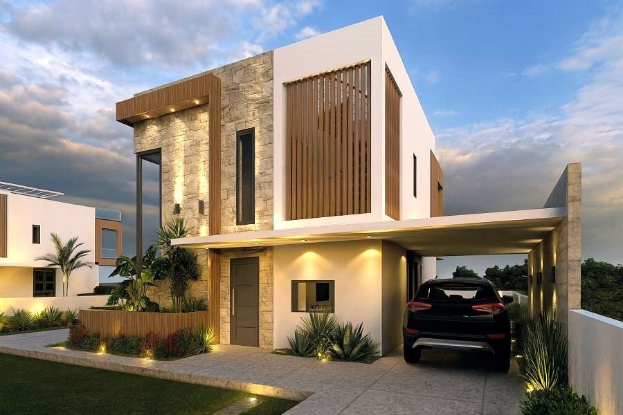 Detached villa with sea&mountain views in Paphos