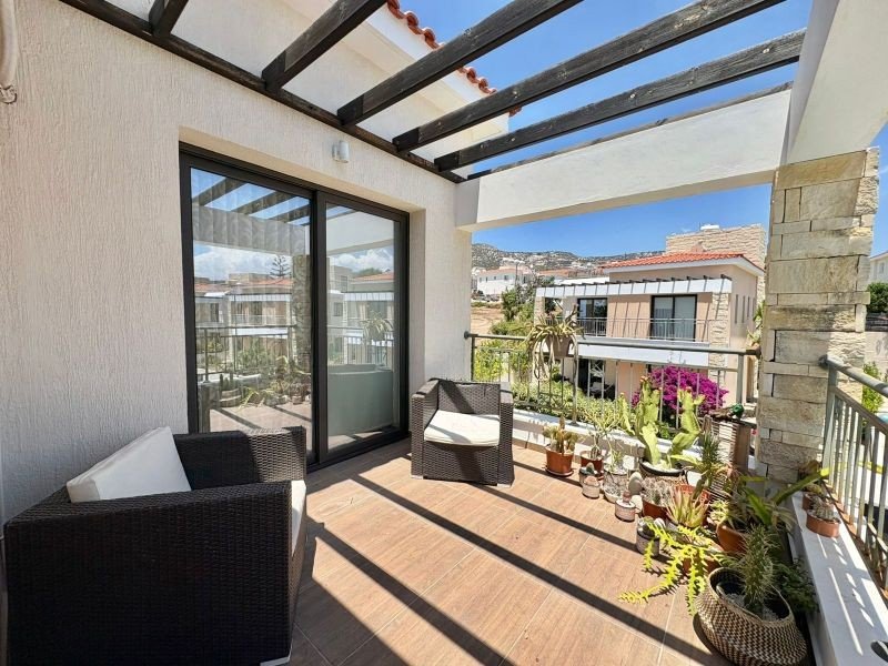 Villa mit Dachterrasse und Meerblick in Paphos